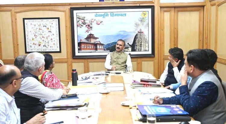 हिमाचल प्रदेश में 3,500 करोड़ रुपये की आपदा-रोधी आधारभूत संरचना बनेगी: मुख्यमंत्री  अक्स न्यूज लाइन शिमला 10 जुलाई :