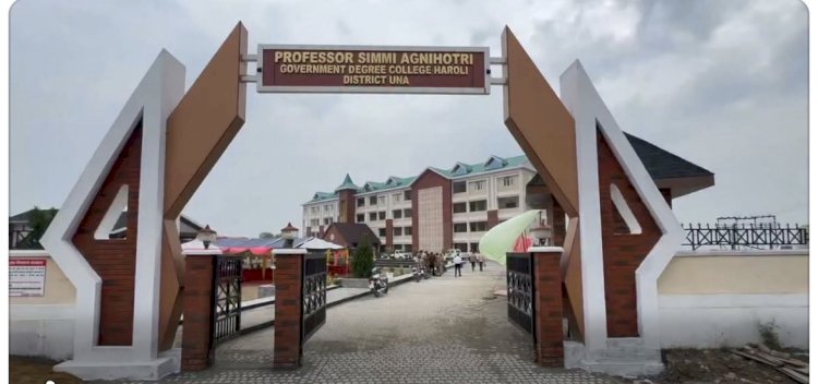 शिक्षा और समग्र विकास का आदर्श मॉडल बन रही हरोली : मुकेश अग्निहोत्री