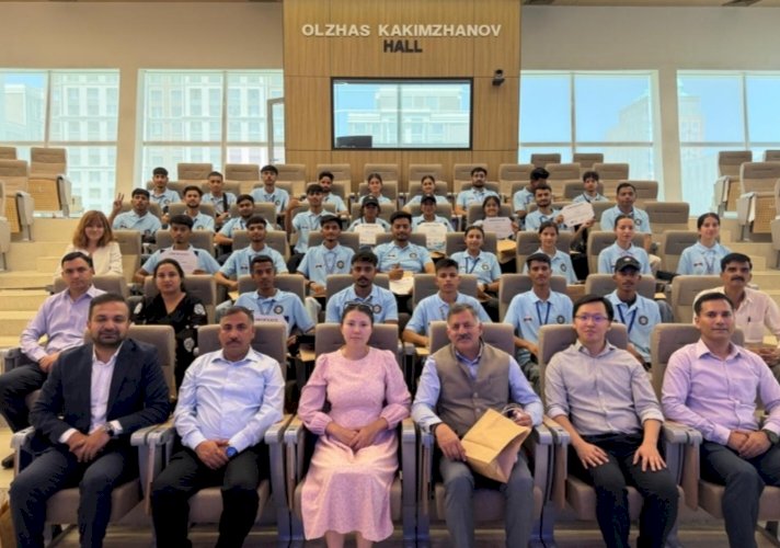 हिमाचल के आईटीआई प्रशिक्षुओं ने कजाकिस्तान में आधुनिक उद्योगों एवं स्थानीय बाजार व्यवस्था का अध्ययन किया