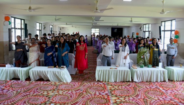नाहन : सकारात्मक सोच को अपनाए और नशे को हमेशा नो कहे...प्रियंका वर्मा